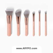 ست مینی براش 6 عددی پیتیت بی اچ کازمتیک | bh cosmetic Petite Chic 6 Piece Mini Brush Set with Bag