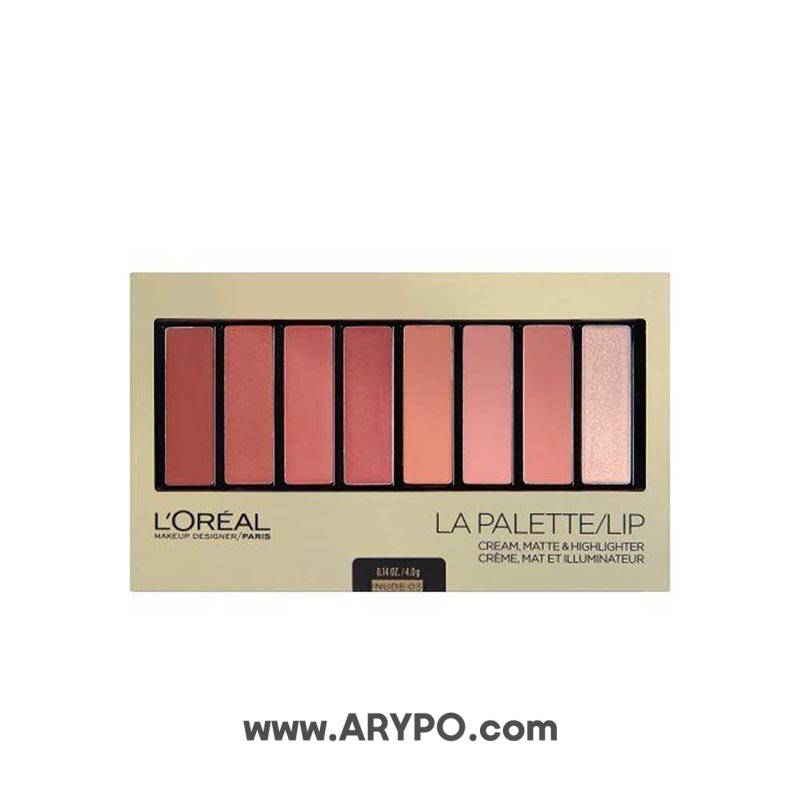 0022975_-loreal پالت رژلب لورآل