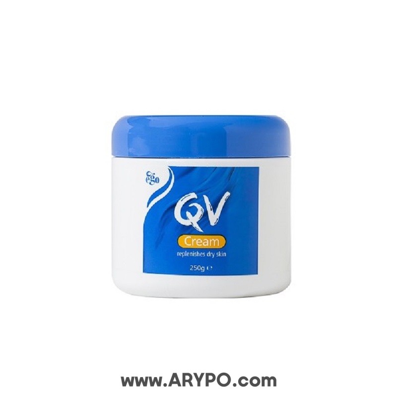 کرم مرطوب کننده کیو وی کاسه ای 250 میل کرم مرطوب کننده پوست خشک کیو وی کاسه ای