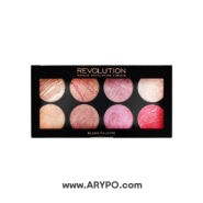 پالت رژگونه براق (تراکوتا) رولوشن مدل Blush Queen