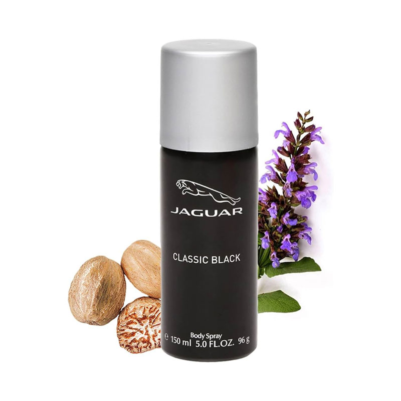 اسپری دئودورانت مردانه جگوار مدل Classic Black