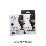 شیت ماسک عصاره ذغال چوب و نعناع Rivaj