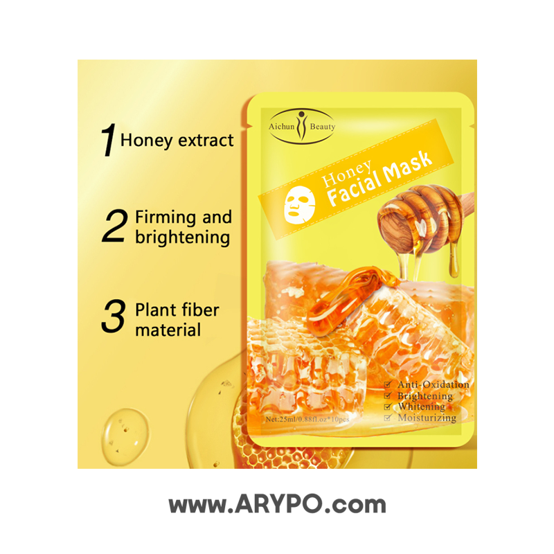 ماسک ورقه ای نقابی عسل آیچون بیوتی aichun beauty honey facial mask ماسک ورقه ای نقابی عسل آیچون بیوتی aichun beauty honey facial mask