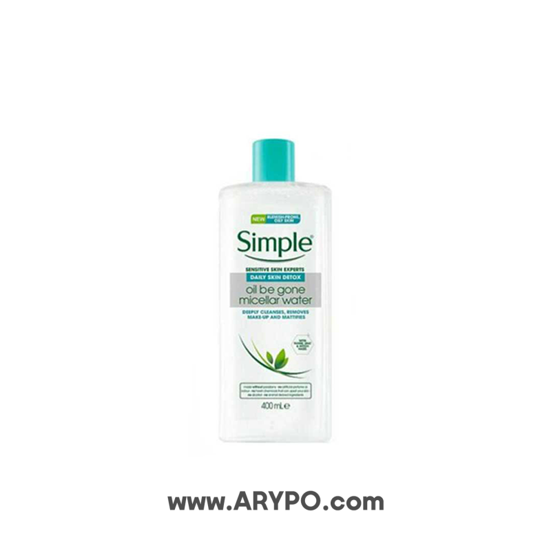 میسلار واتر سیمپل مدل Oil Be Gone میسلارواتر سیمپل Simple Micellar Water Oil Be Gone