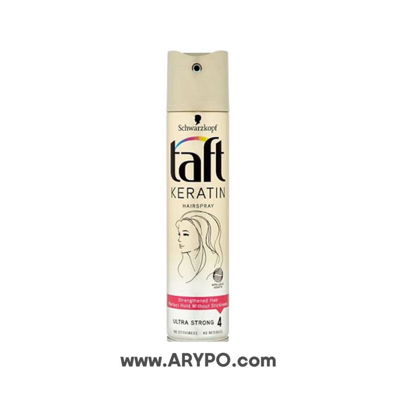اسپری حالت دهنده مو تافت مدل keratin اسپری حالت دهنده مو تافت مدل keratin