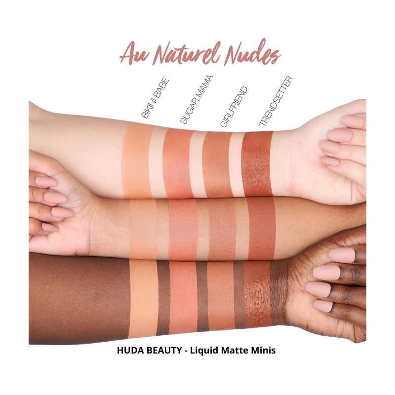 پک 4 رنگ رژ مایع هدی بیوتی HUDA BEAUTY