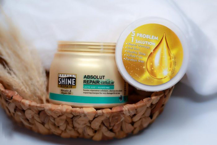ماسک موی بدون سولفات ABSOLUT SHINE مدل ABSOLUT REPAIR