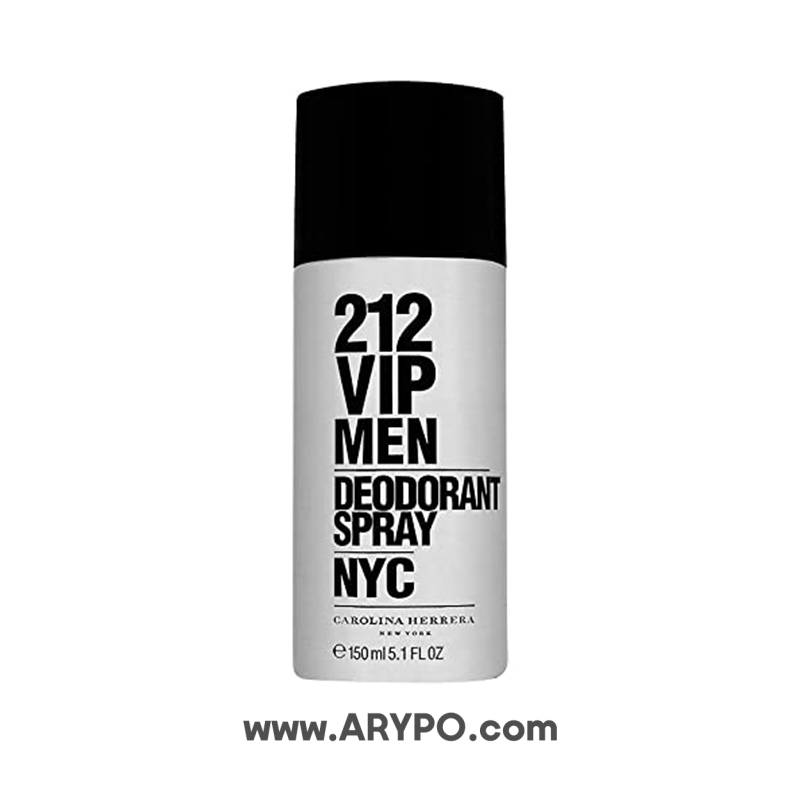 اسپری دئودورانت کارولینا هررا مدل VIP MEN 212 اسپری دئودورانت کارولینا هررا مدل VIP MEN 212
