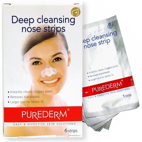 چسب پاک کننده قوی بینی پیوردرم 6 عددی PURE DERM 