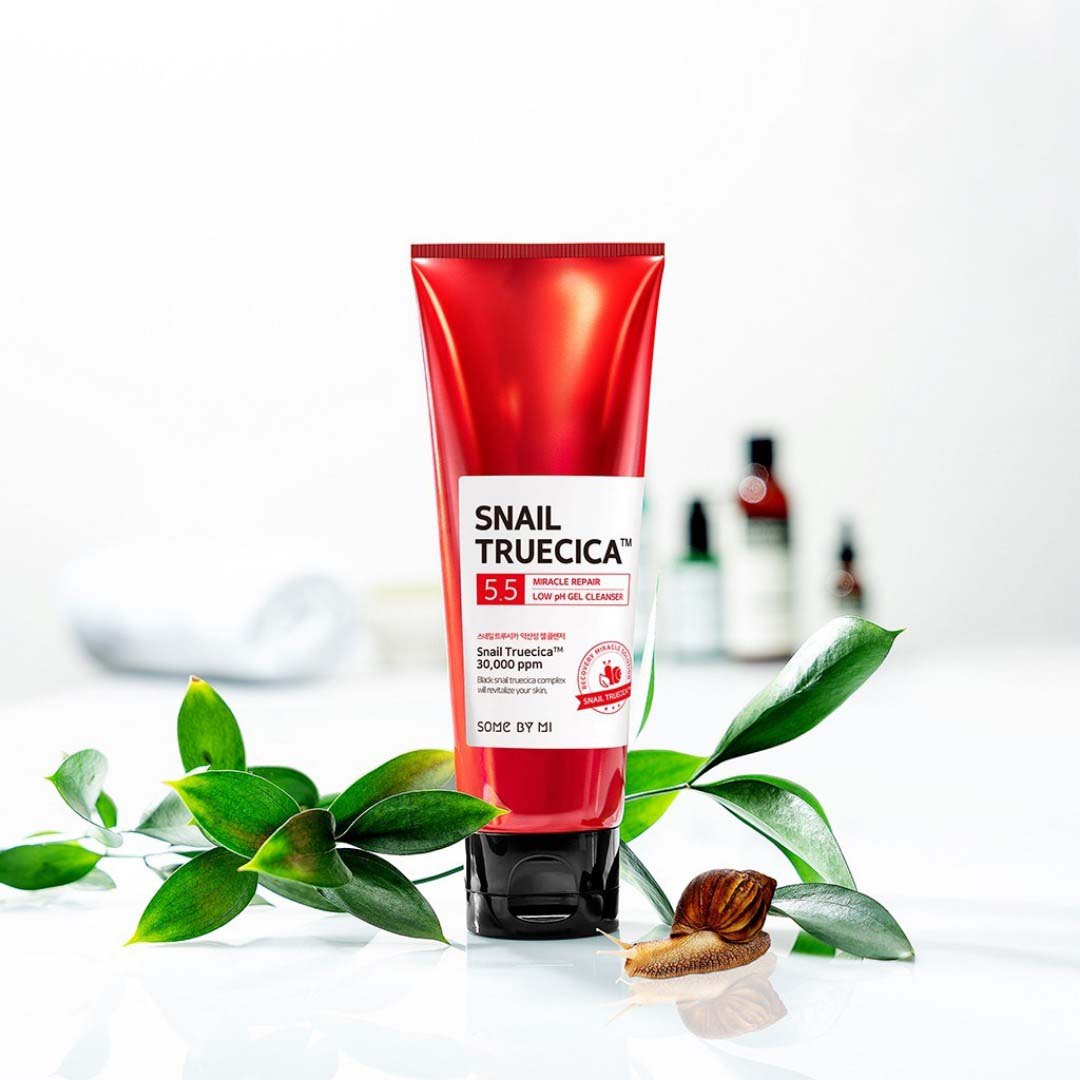 ژل شوینده سام بای می مدل Snail Truecica Miracle Repair 