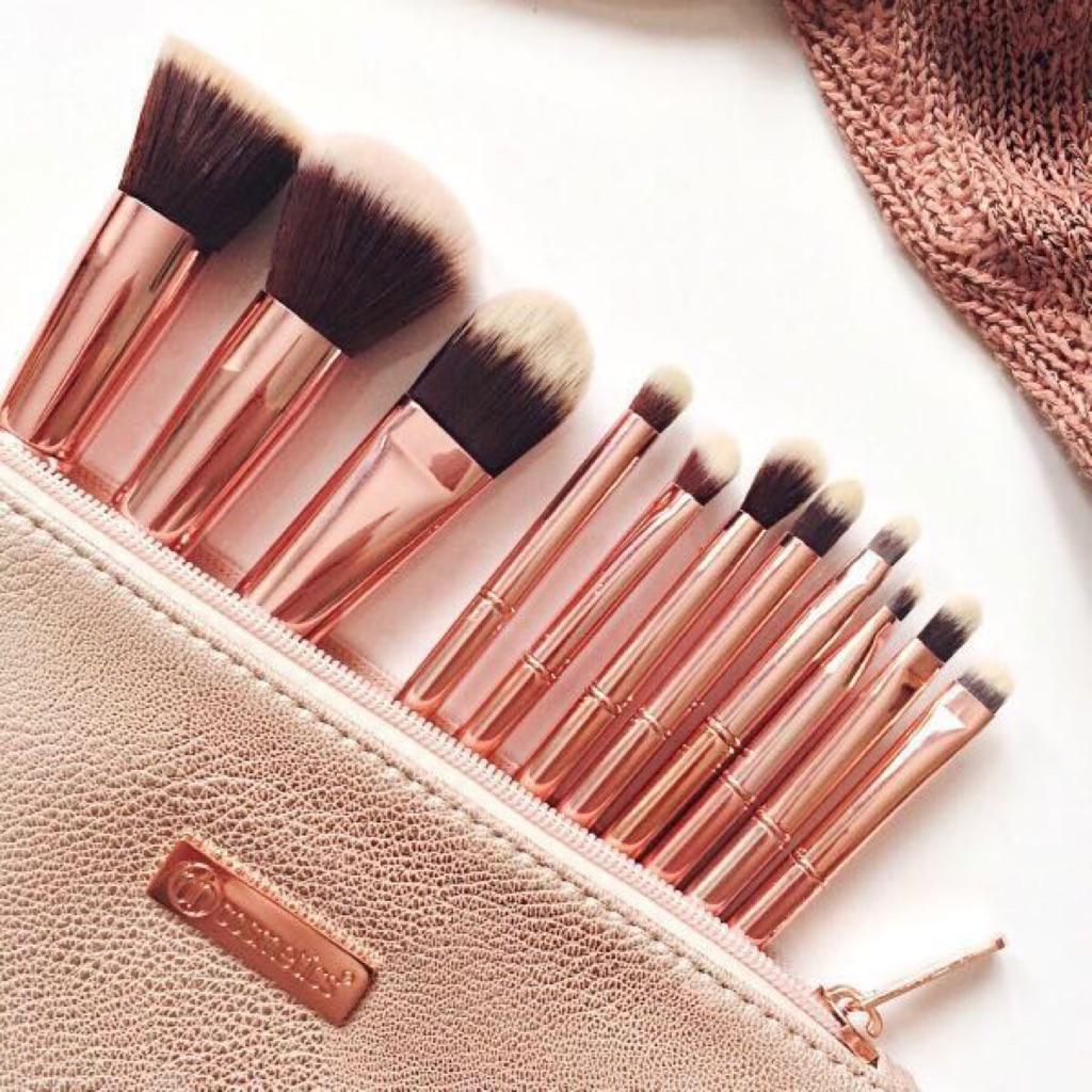 ست براش BH COSMETICS مدل METAL ROSE