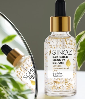 سرم محافظت صورت طلا 24k سینوز Sinoz سرم محافظت صورت طلا 24k سینوز Sinoz