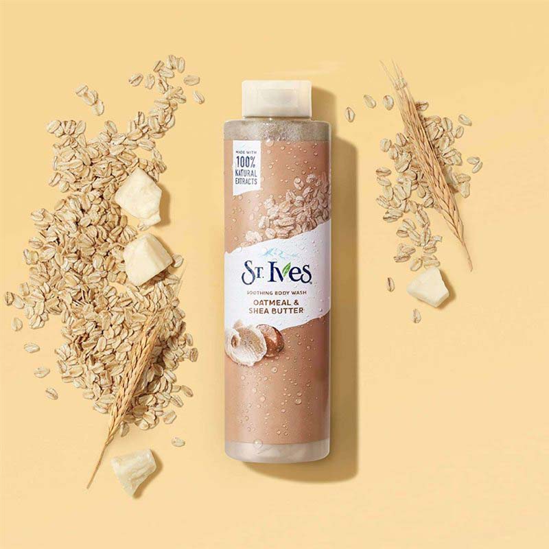 شامپو بدن سینت ایوز St Ives مدل Oatmeal & Shea Butter