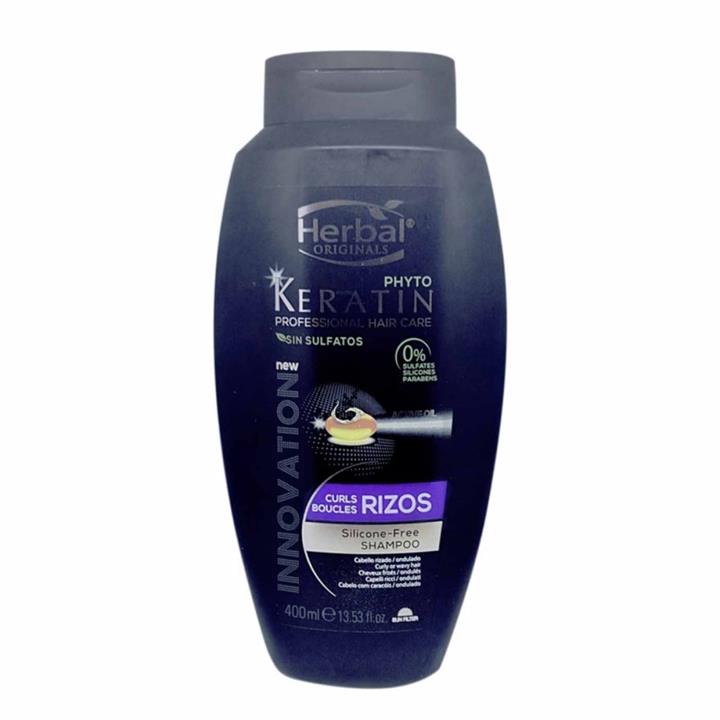 شامپو بدون سولفات موهای فر هربال سری Phyto Keratin مدل Rizos شامپو بدون سولفات موهای فر هربال سری Phyto Keratin مدل Rizos