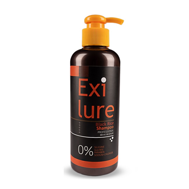 شامپو بدون سولفات Exilure مدل Black Rice