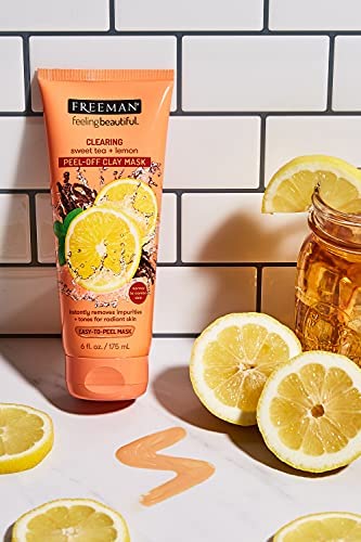 ماسک پیل آف صورت چای شیرین و لیمو فریمن Freeman