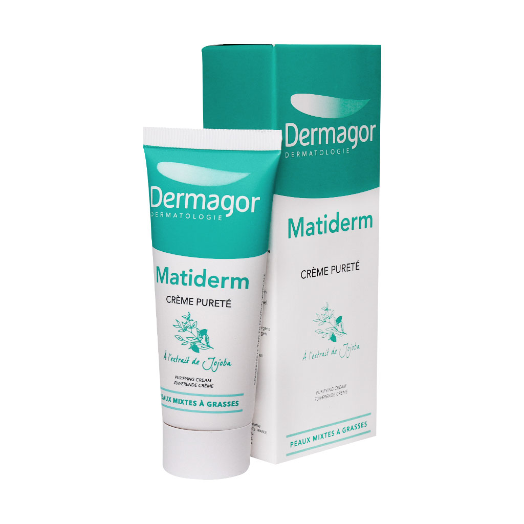 کرم مرطوب و مات کننده پوست چرب و مختلط متیدرم درماگور MATIDERM DERMAGOR