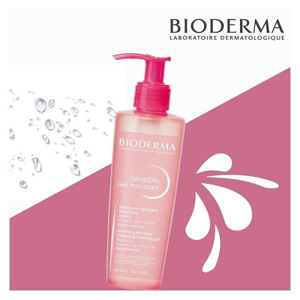 ژل شستشوی صورت سنسبیو بایودرما BIODERMA Sensibio 