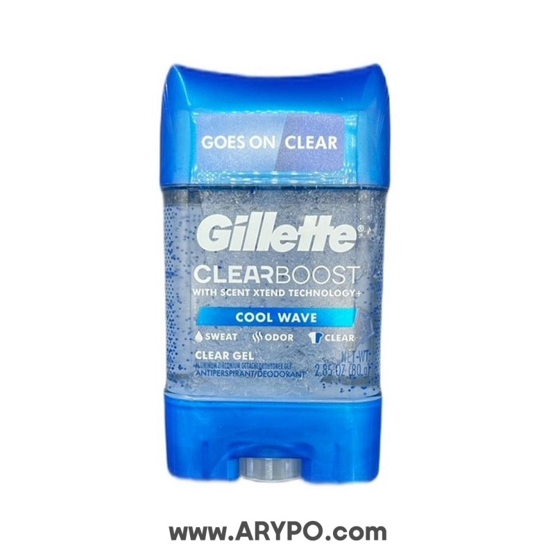 مام ژله ای ضد تعریق مردانه ژیلت مدل COOL WAVE ژل ضد تعریق مردانه GILLETTE مدل Cool Wave