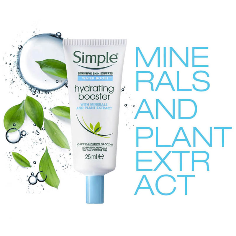 کرم آبرسان هیدراتینگ بوستر سیمپل کرم آبرسان سیمپل مدل hydrating booster