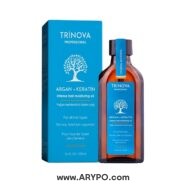 روغن مو آرگان کراتین و ترمیم کننده TRINOVA