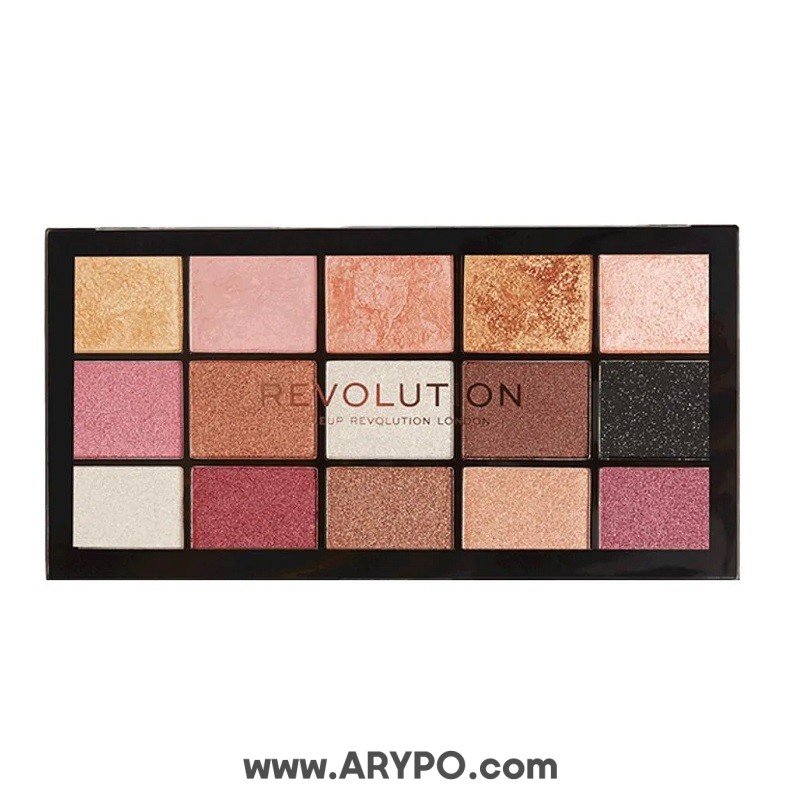 40249983_1-makeup-revolution-reloaded-palette-affection-eye-shadow-lightweight-easy-to-blend پالت سایه رولوشن مدل Affection