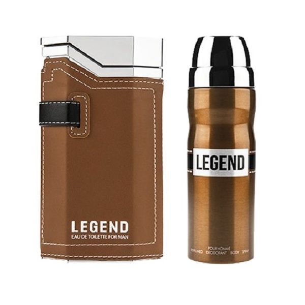  ست مردانه ادوتویلت و اسپری امپر مدل Legend
