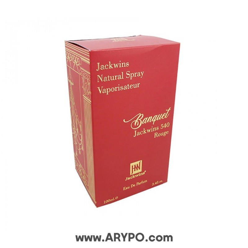 ادوپرفیوم ادکلن باکارات رژ قرمز 540 جکوینز ادوپرفیوم بانکوئیت جکوینز 540 رژ (باکارات قرمز) Banquet Jackwins 540 Rouge