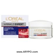 کرم ضد چروک شب لورال مدل +45 Wrinkle Expert