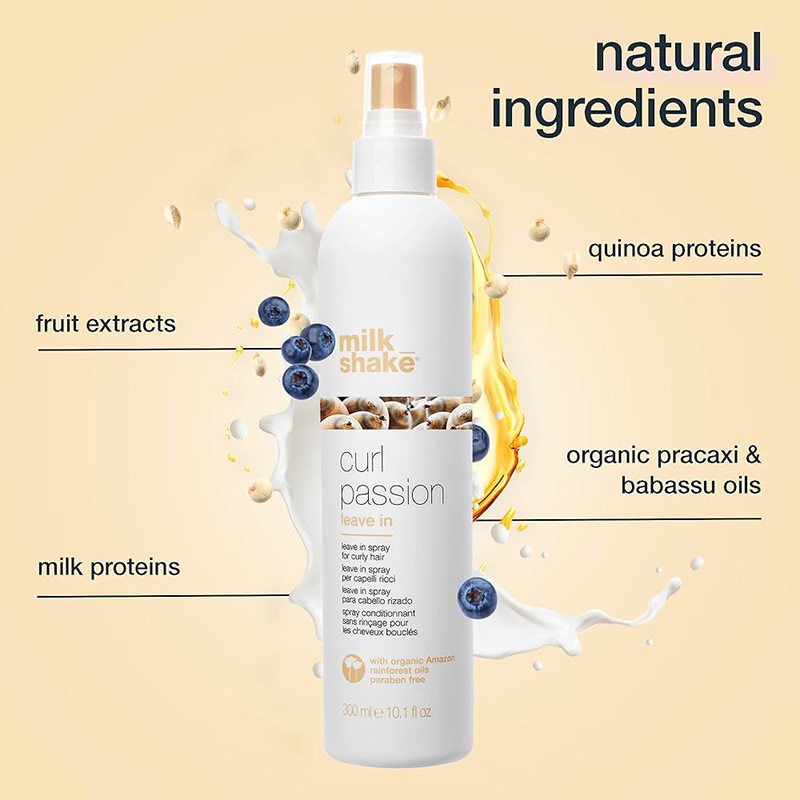 اسپری دوفاز میلک شیک مدل CURL PASSION leave in