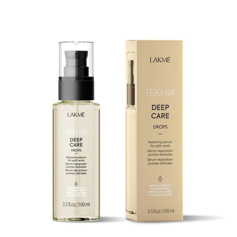 سرم بازسازی کننده موهای خشک لاکمه مدل DEEP CARE DROPS