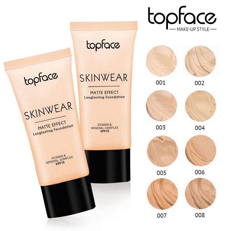 کرم پودر تاپ فیس مدل skin wear MATTE