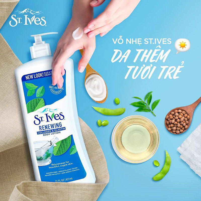 لوسیون بدن ST.Ives مدل COLLAGEN & ELASTIN