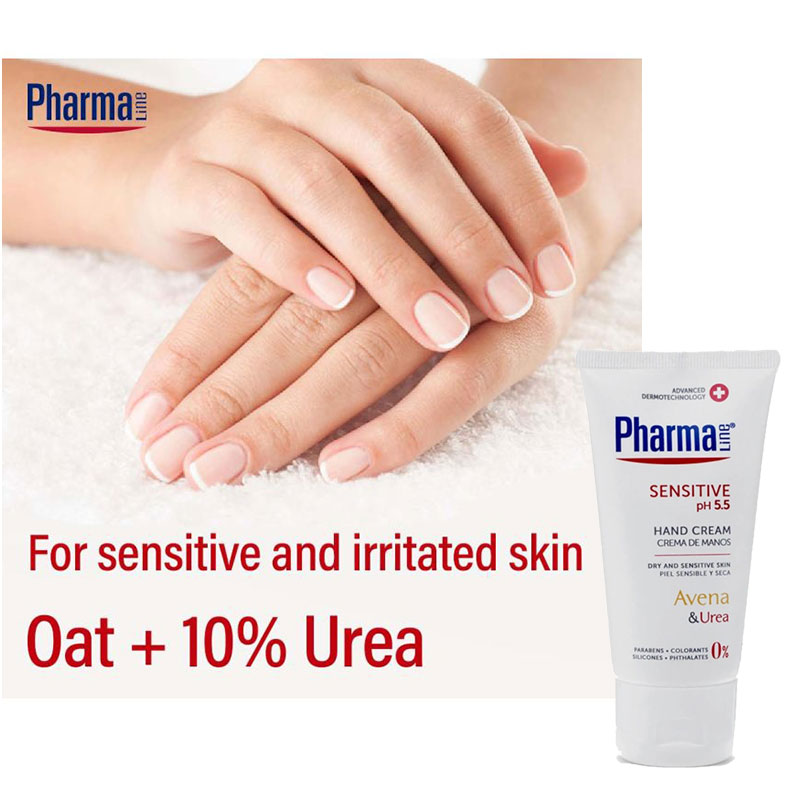 کرم دست مخصوص پوست حساس فارما لاین SENSITIVE ph5.5
