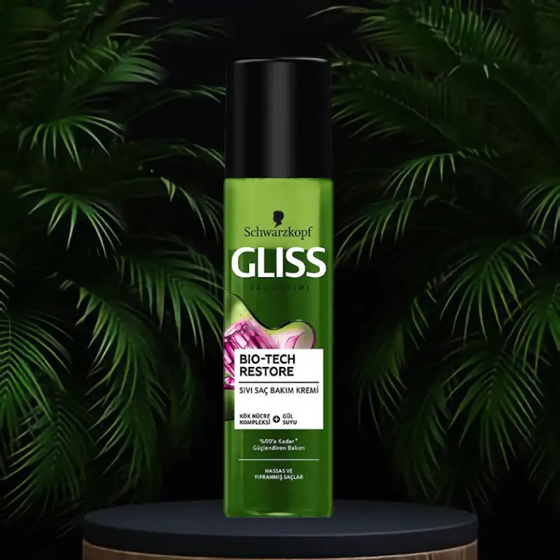 اسپری دوفاز موی گلیس مدل bio-tech restore