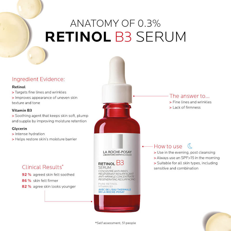 سرم جوانساز لاروش پوزای مدل RETINOL B3