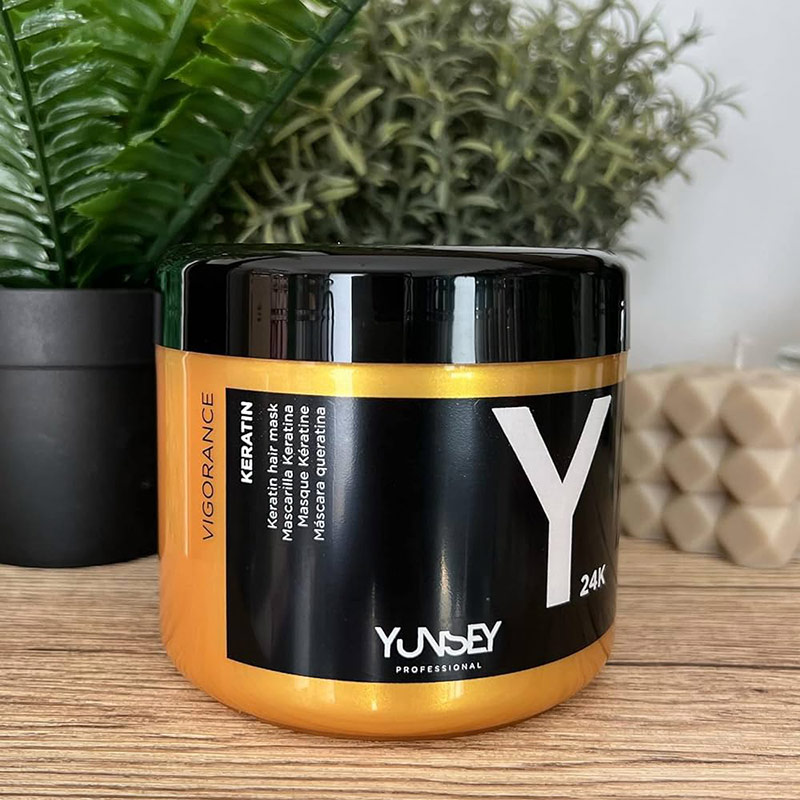 ماسک مو گلد YUNSEY مدل VIGORANCE KERATIN