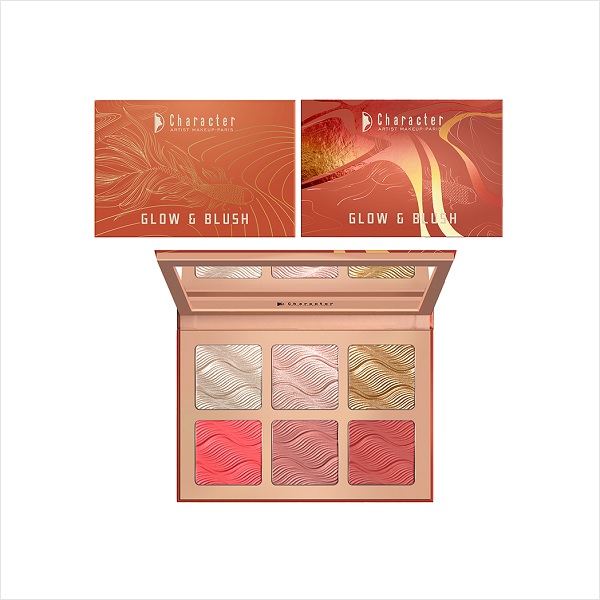 پالت هایلایتر رژگونه کرکتر Character Glow & Blush Palette
