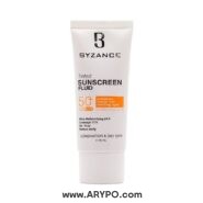 فلوئید ضد آفتاب رنگی بیزانس مخصوص پوست چرب +spf50