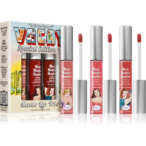 پک رژ لب مایع سه تایی The Balm Voyage VACAY Special Edition Matte Lip Trio