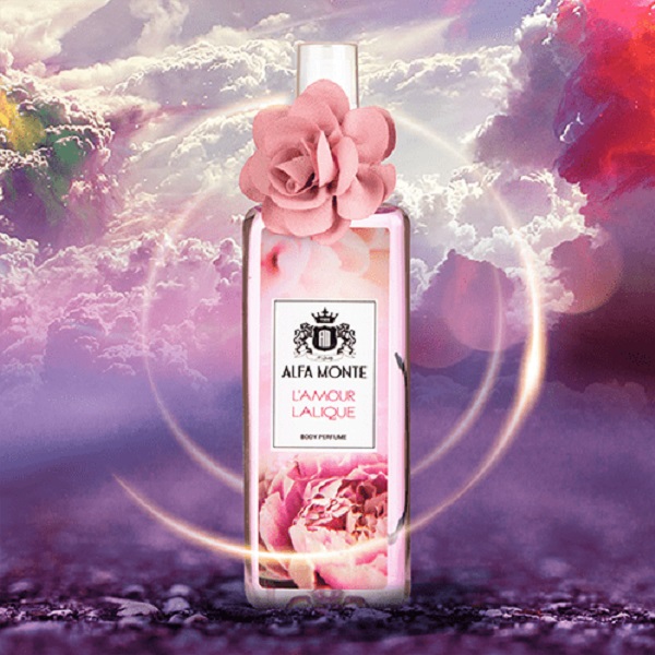 بادی پرفیوم Alfa Monte مدل Lalique Lamour  