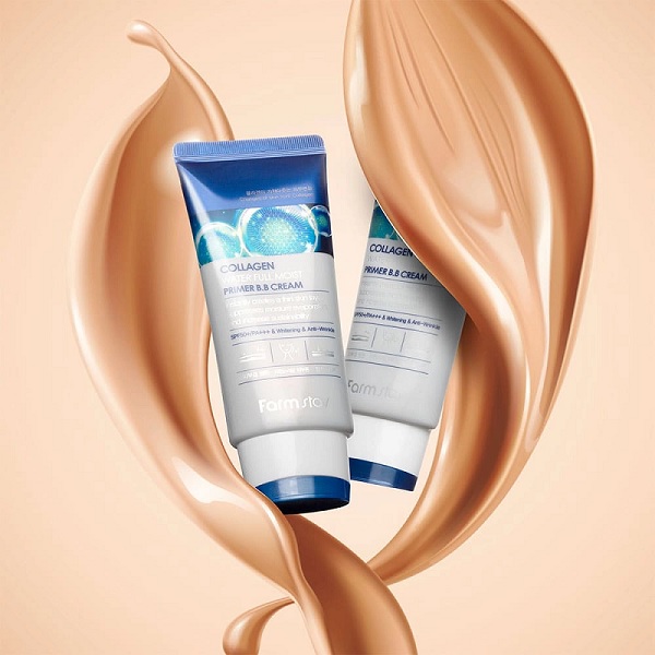 بی بی کرم پرایمر Farm Stay مدل Collagen