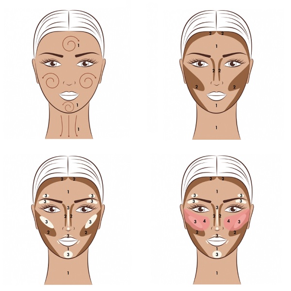 پالت کانتور و هایلایت Pupa مدل Contouring & Strobing 