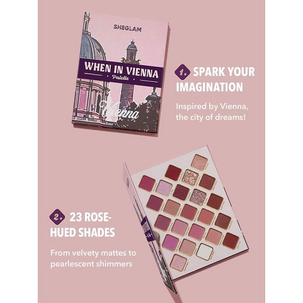 پالت سایه چشم SHEGLAM مدل WHEN IN VIENNA