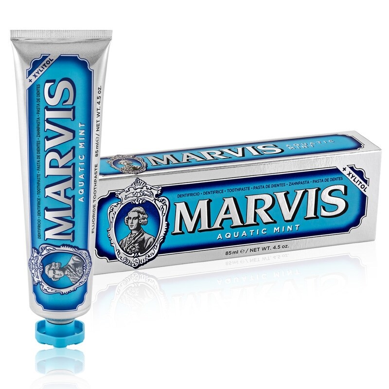 خمیر دندان نعناع دریایی Marvis مدل Aquatic Mint