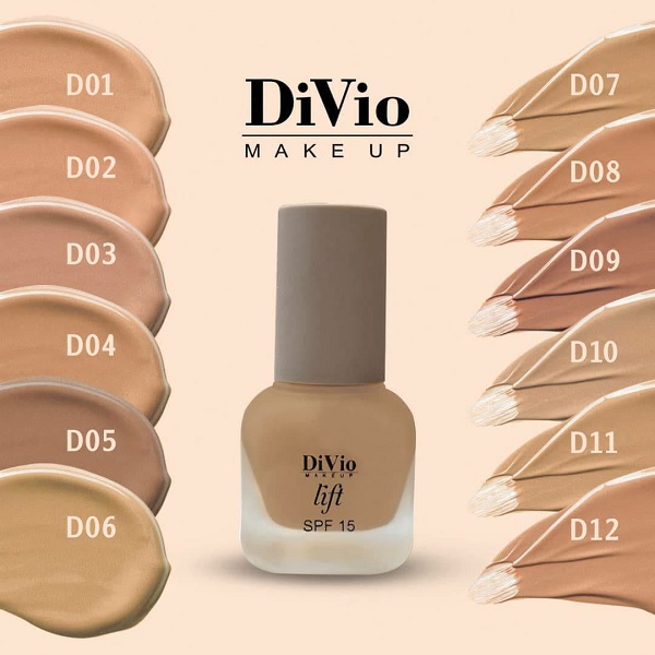 کرم پودر DiVio دارای SPF15