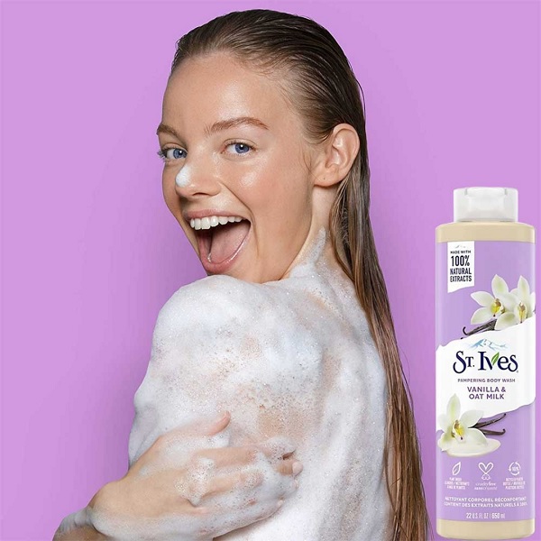 شامپو بدن ST.Ives حاوی VANILLA & OAT MILK