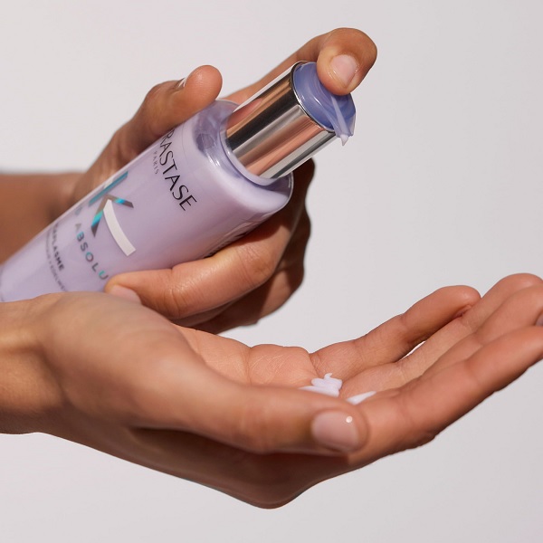 سرم تقویت کننده محافظ حرارت موی بلوند KERASTASE مدل ABSOLU CICA PLASME
