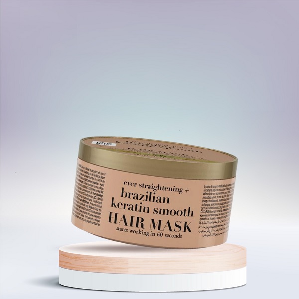 ماسک داخل حمام OGX مدل brezilian keratin smooth