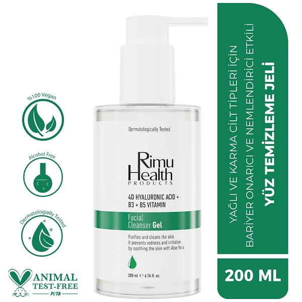 ژل پاک کننده صورت Rimu Health PRODUCTS مدل HYALURONIC ACID